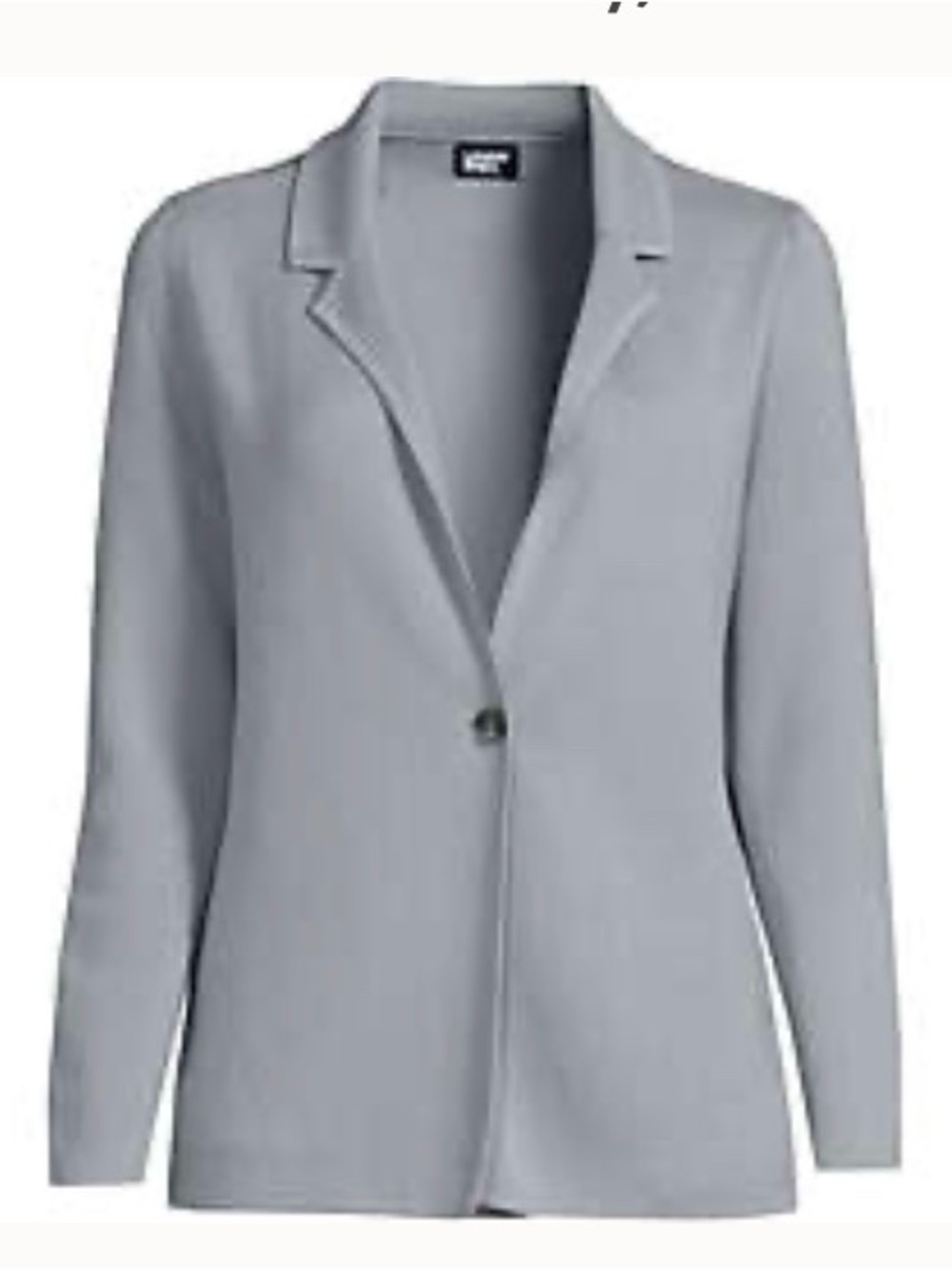 Land’s End Fine Gauge Cotton Blazer Sweater